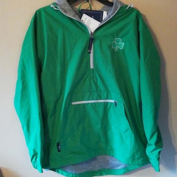 Charles River Apparel Jackets & Blazers - Charles River shamrock windbreaker